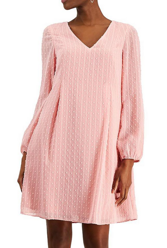 International Concepts Womens Long-Sleeve Shift Dres Inc