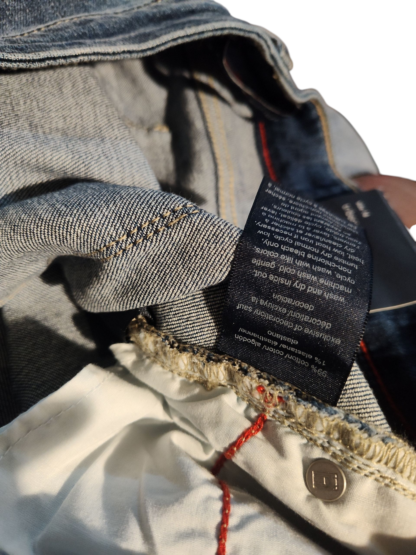 Jean droit Tommy Hilfiger Tribeca pour femme - Jean taille mi-haute