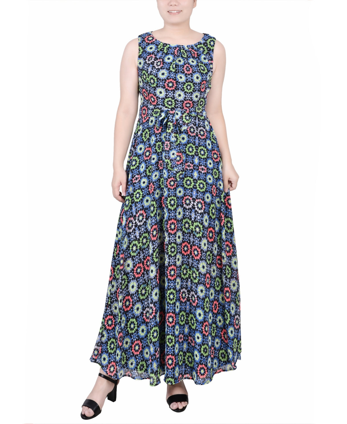 NY Collection Petite Manches Geo Hippe Paysan