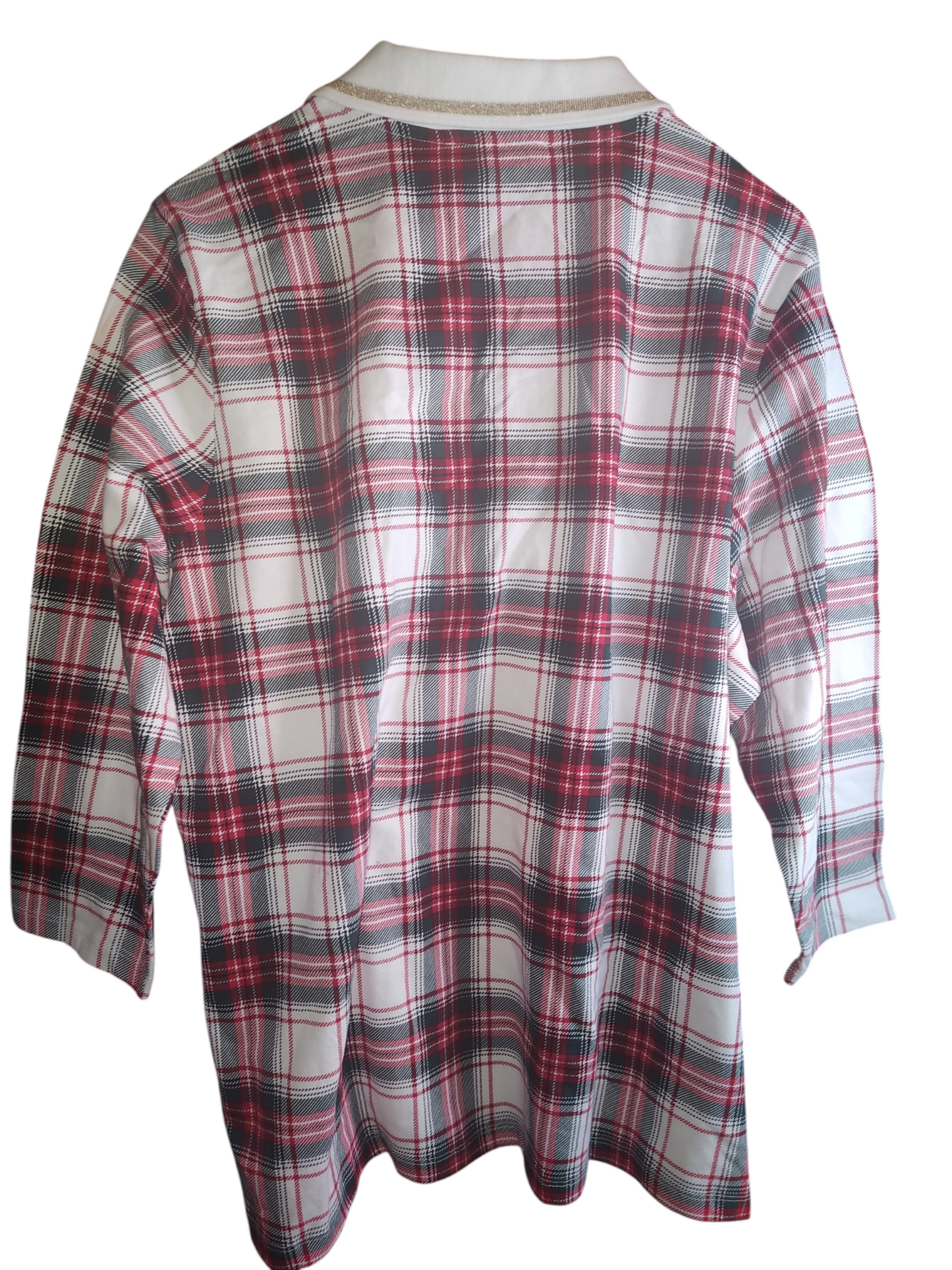 Tommy Hilfiger Plus Size Johnny-Collar Plaid Polo Shirt