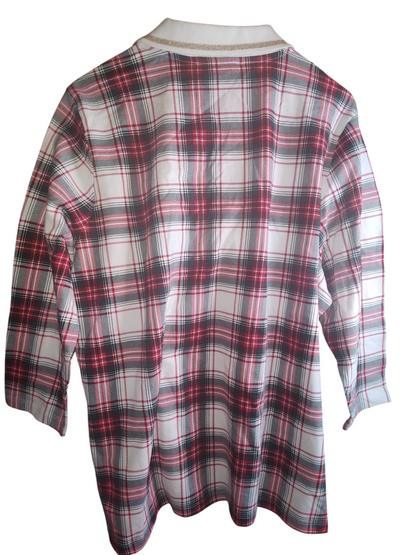 Tommy Hilfiger Plus Size Johnny-Collar Plaid Polo Shirt