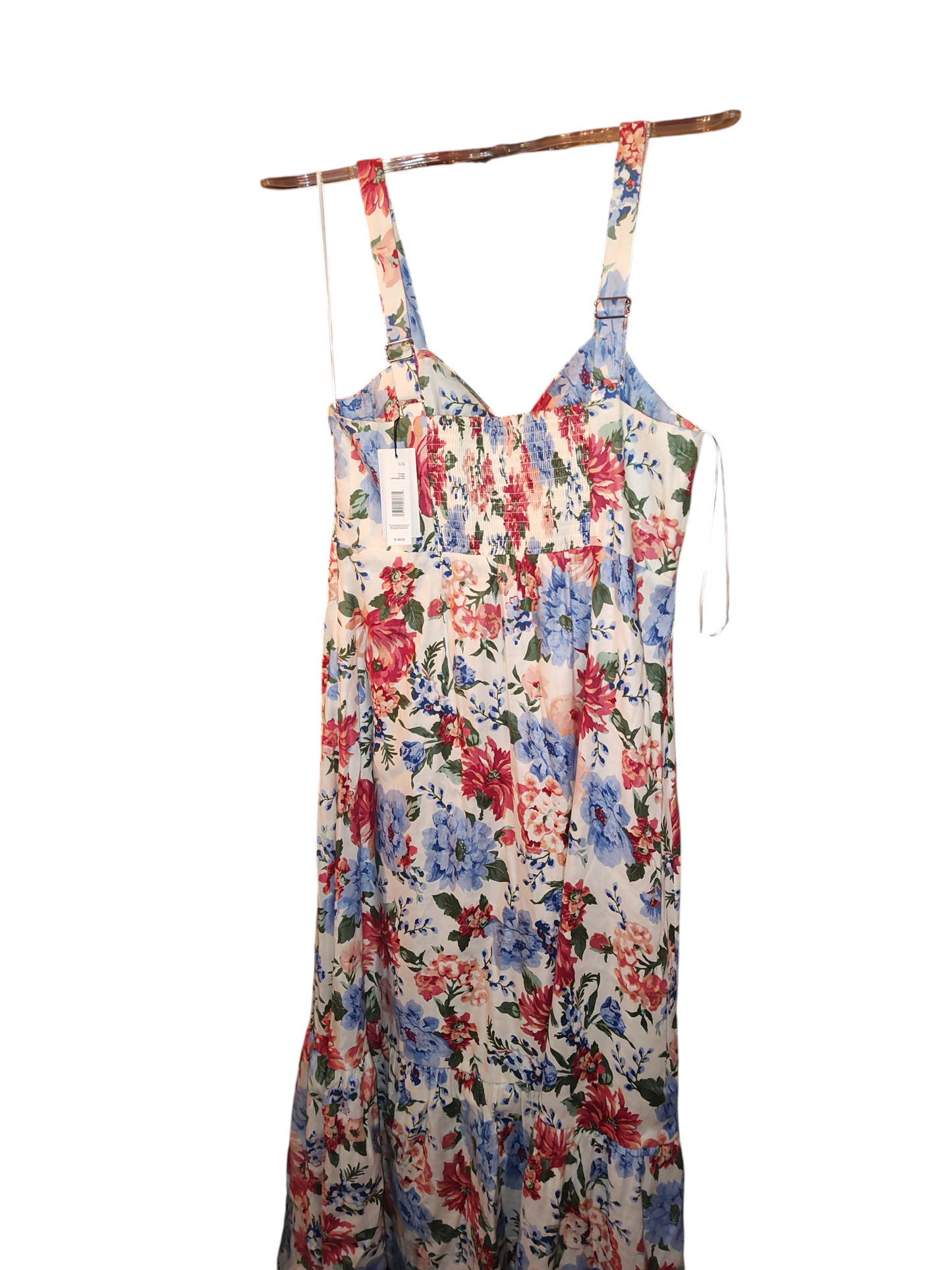 Robe longue en lin à imprimé cœur pour femme T Tahari