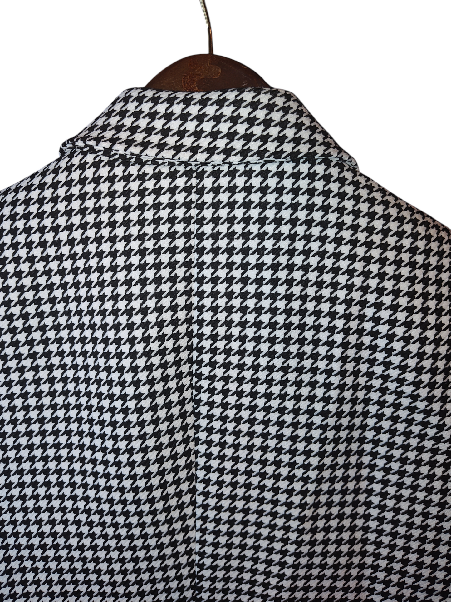 Anne Klein Women's Size 2 Blazer.  Mini-Herringbone Tailored – Black & White