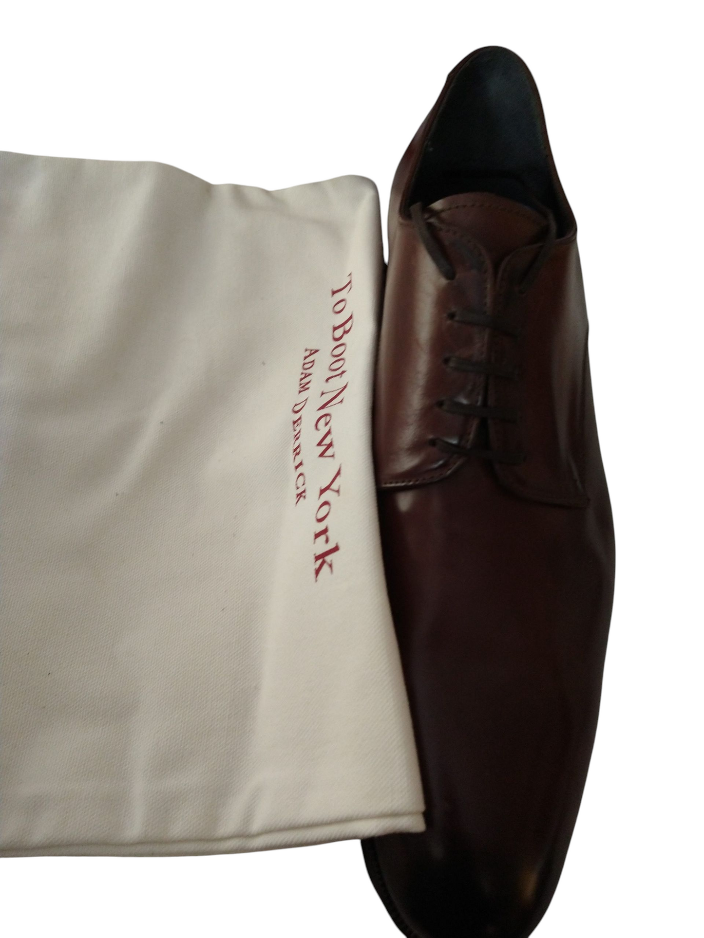 To Boot New York Men’s Buchanan Leather Plain-Toe Oxfords – Mogano Brown Parma Doc Leather (13M)