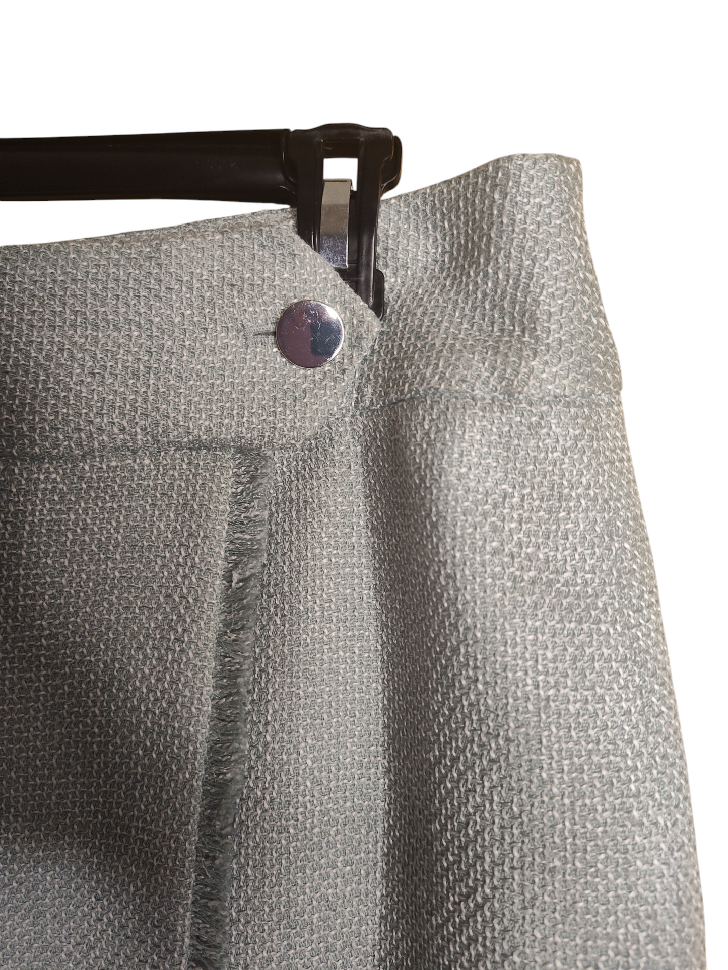 Calvin Klein Womens Tweed Pencil Skirt Jadeite Mint Green 10