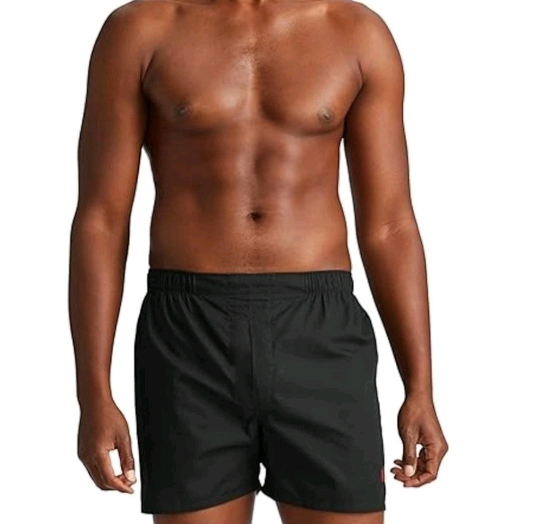 Polo Ralph Lauren Men’s Classic Woven Boxers 3-Pack – Black & Gray Assorted – 100% Cotton – Size Small black
