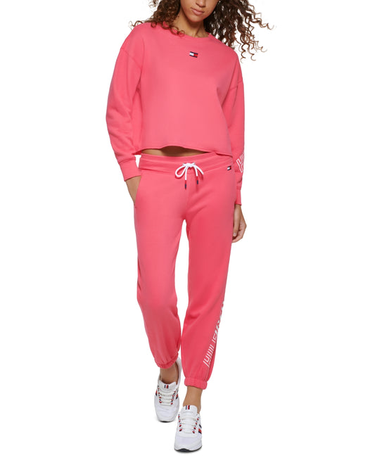 Pantalon de survêtement coupe boyfriend Tommy Hilfiger pour femme