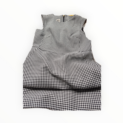 Anne Klein Womens Mini-Herringbone Stretch  Sheath dress.  Anne Black Anne White