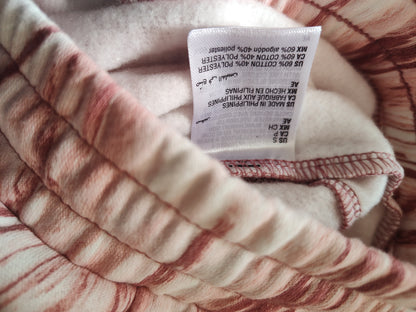 Jenni women's Sleep Jogger pajama lounge Pants Marble Pink -Rose Small