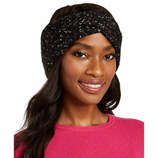 DKNY Women's Winter Lurex Twist Headband O/S