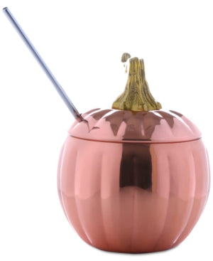 Thirstystone Covered Pumpkin Tumbler W Stainless Steel Straw