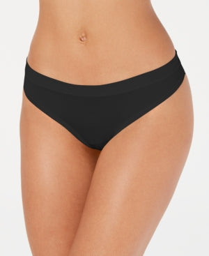 Alfani Women's Ultra Soft Black thong underwear
