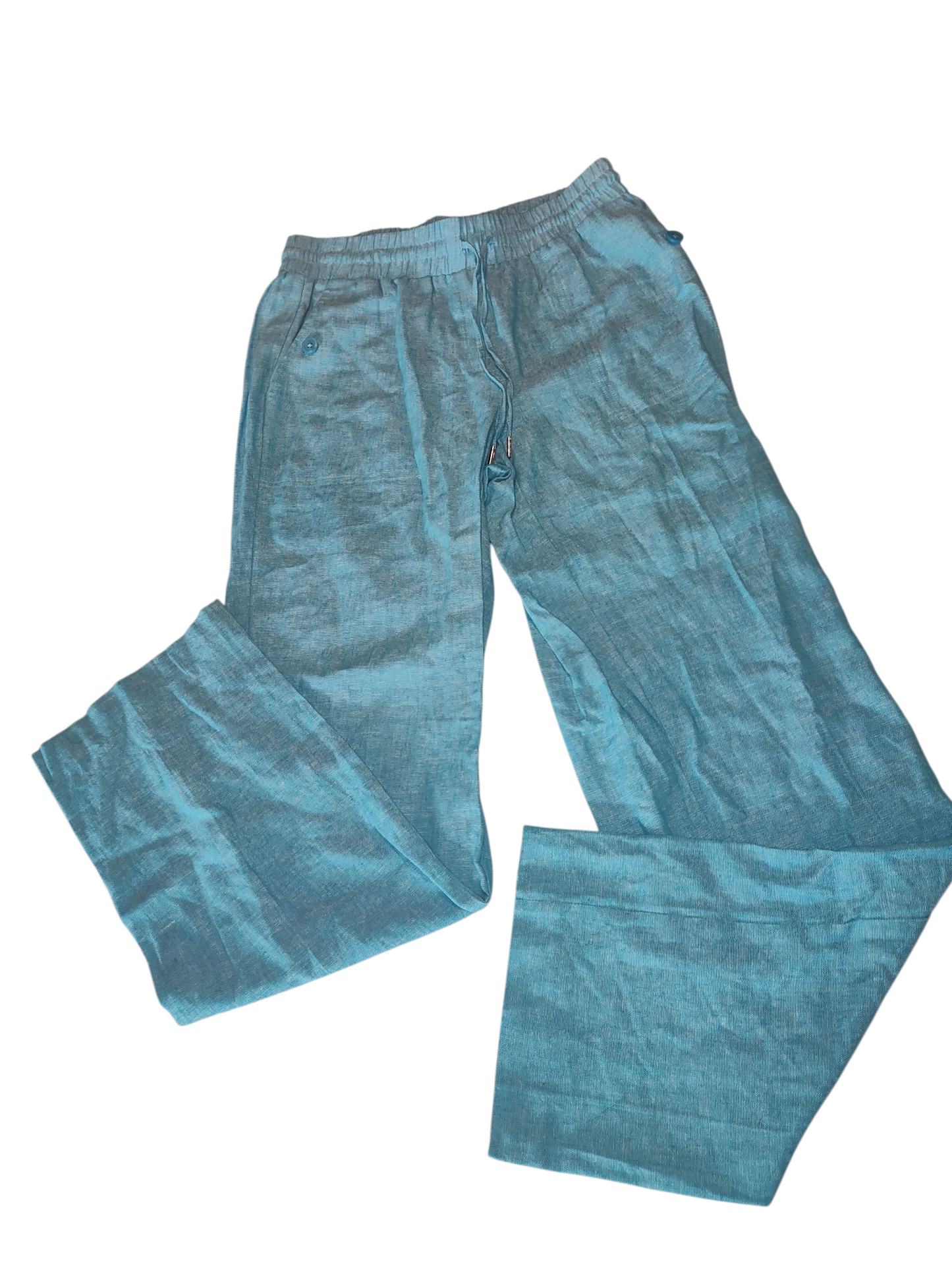 Jones New York Women's Linen Pants.   Blue XS