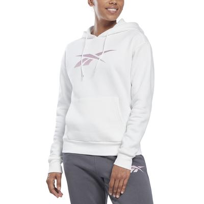 T-shirt à manches longues avec logo vectoriel Reebok pour femme, noir