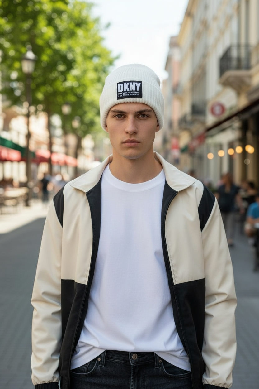 DKNY fleece lined Beenie winter hats. DY1836