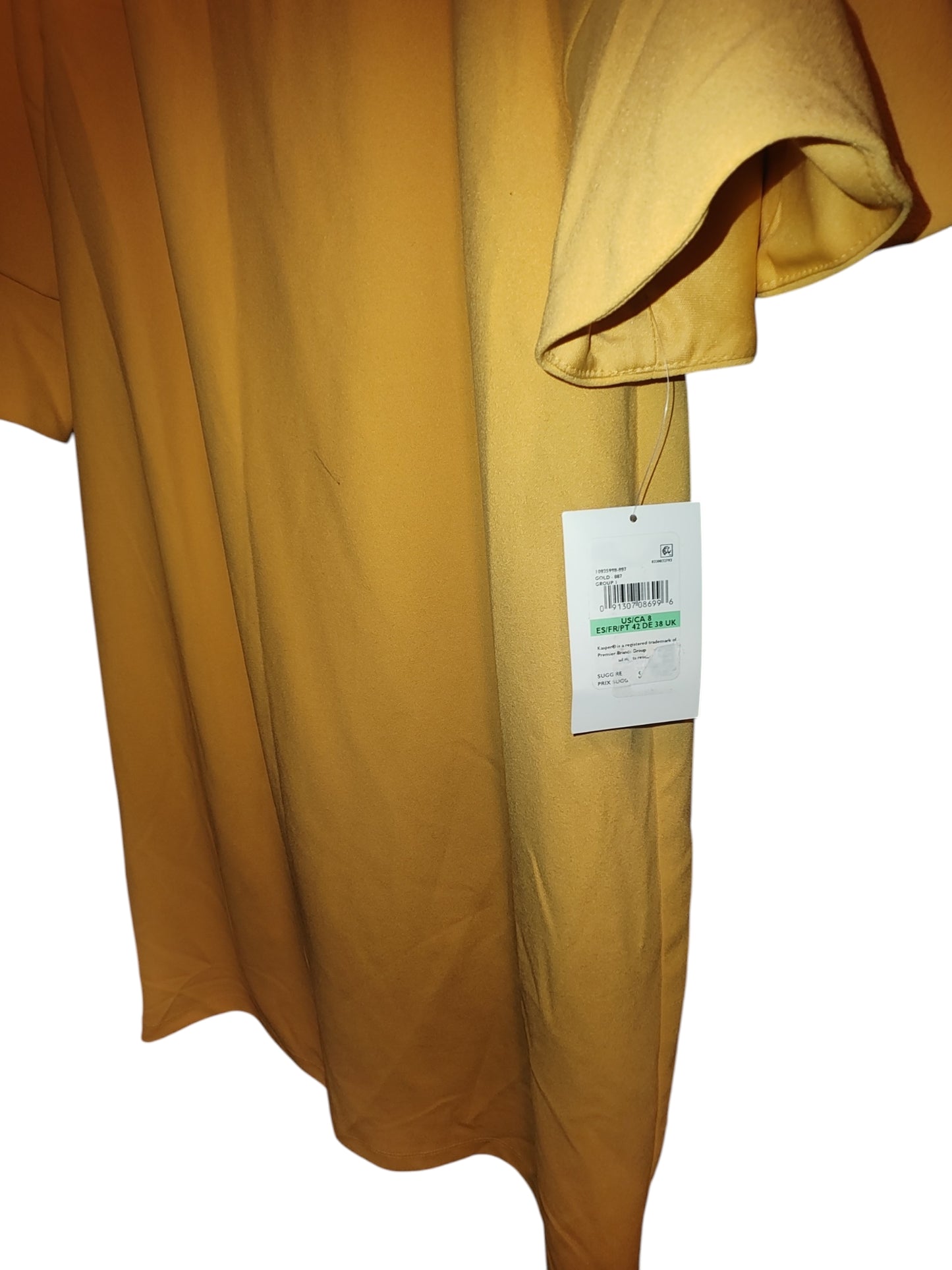 Robe fourreau à manches volantées Kasper