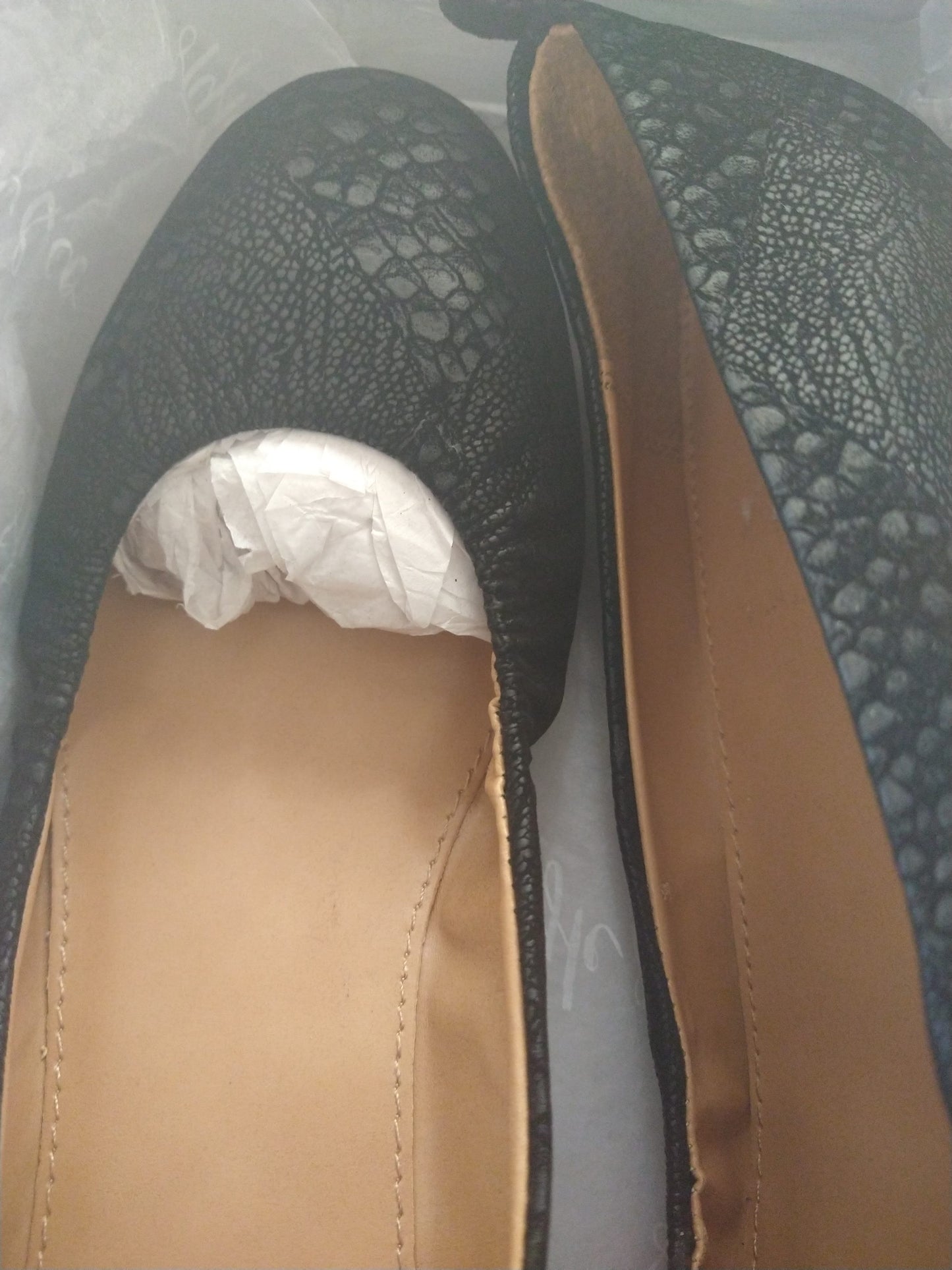 Style & Co Ballet Flats Vinniee Snake Print. 7M