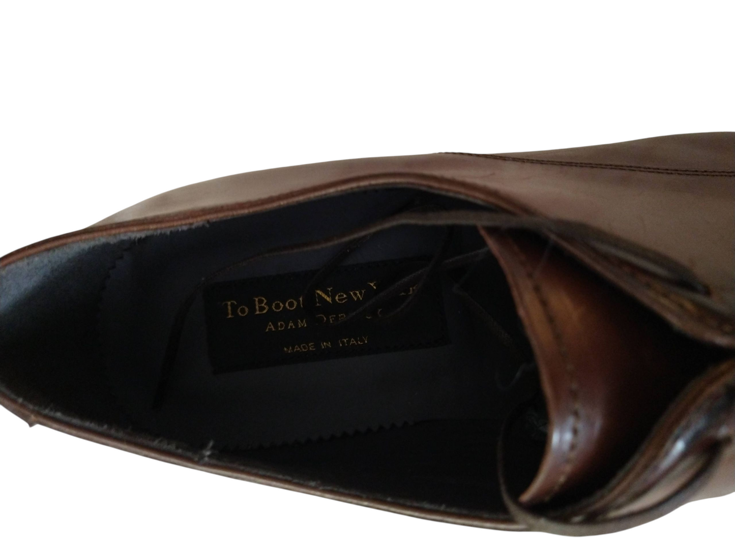 To Boot New York Men’s Buchanan Leather Plain-Toe Oxfords – Mogano Brown Parma Doc Leather (13M)