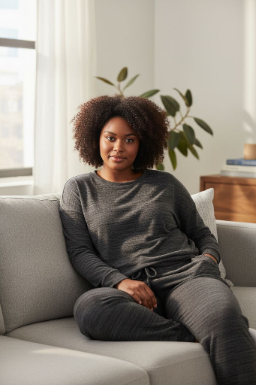 Ensemble de pyjama en molleton French Terry Alfani