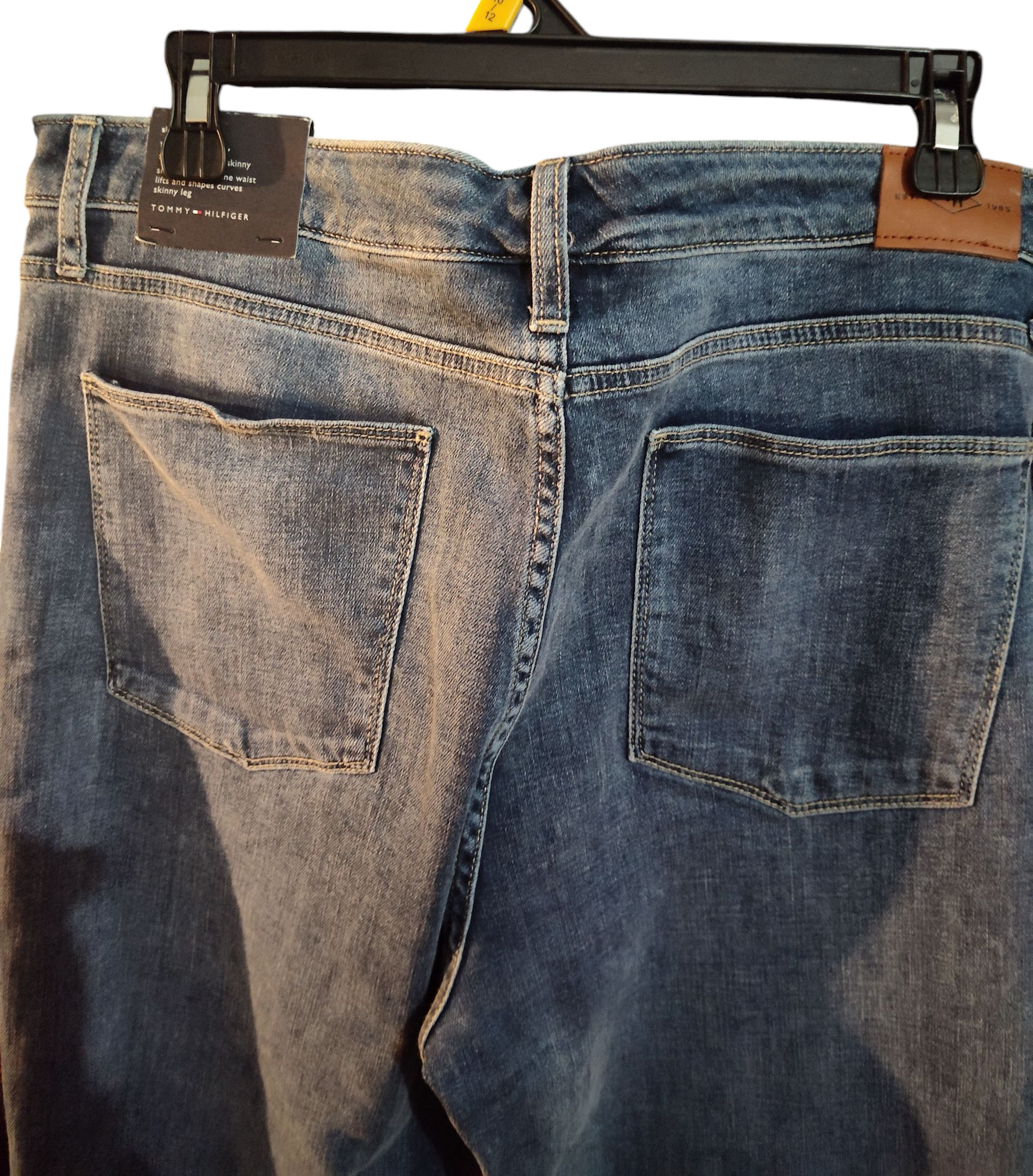 Jean droit Tommy Hilfiger Tribeca pour femme - Jean taille mi-haute