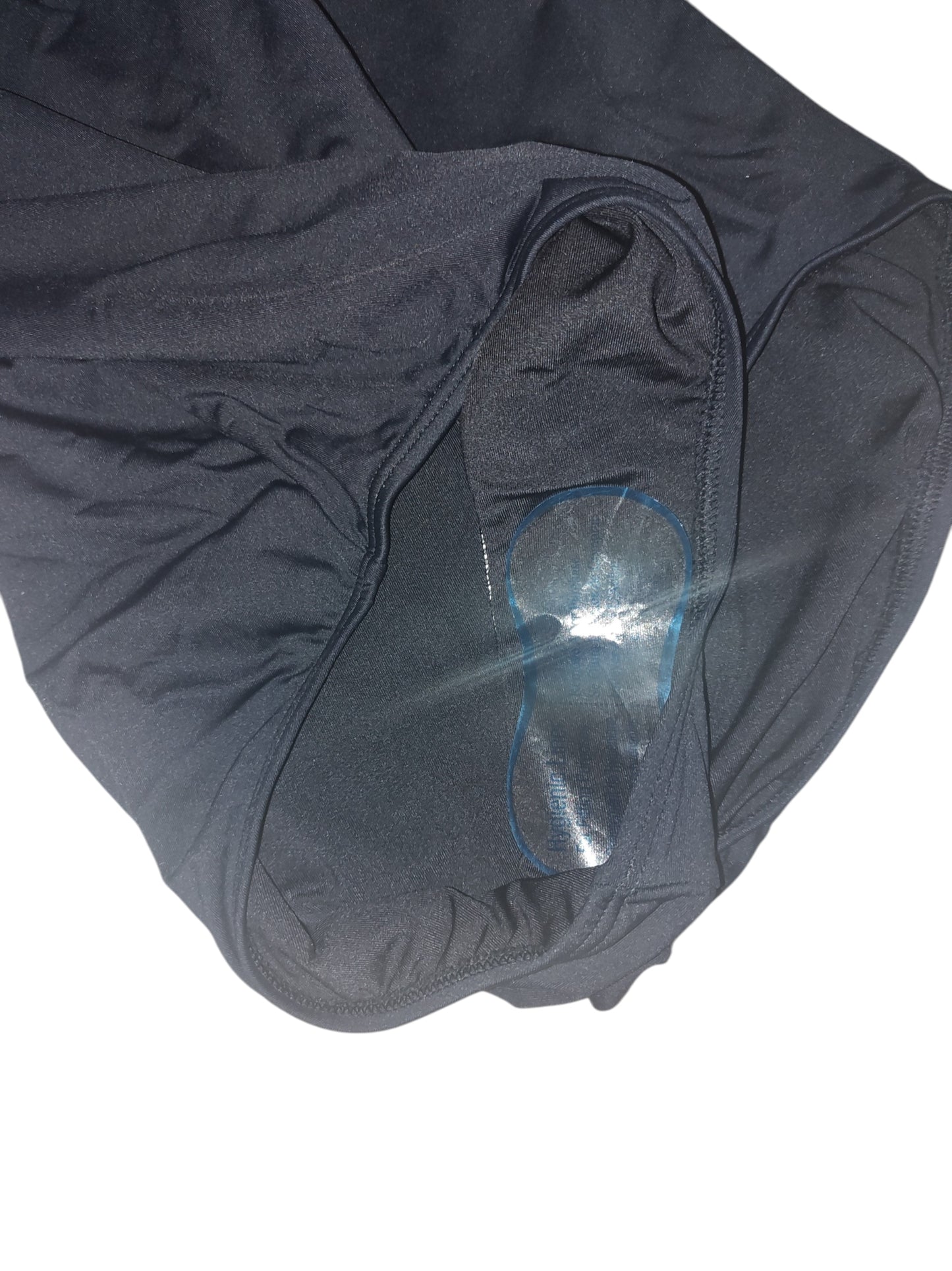 Maillot de bain une pièce bandeau avec anneau et logo