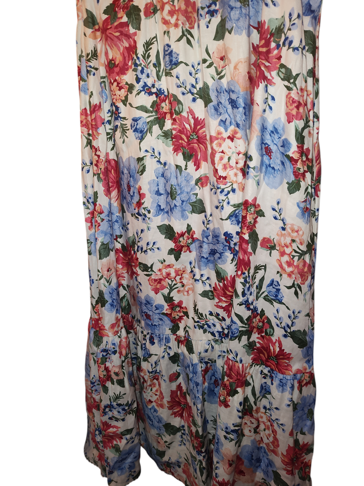 Robe longue en lin à imprimé cœur pour femme T Tahari