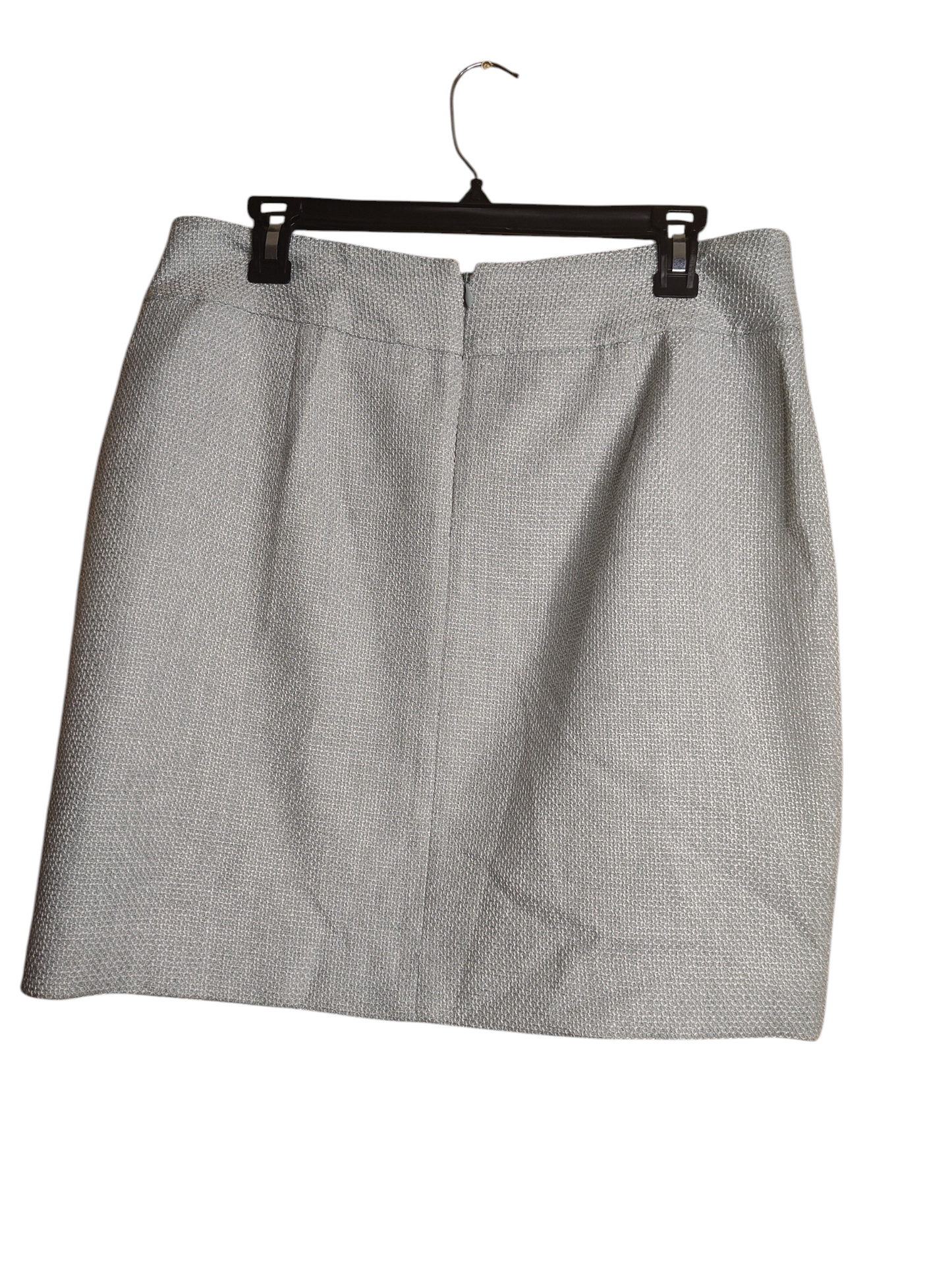 Calvin Klein Womens Tweed Pencil Skirt Jadeite Mint Green 10