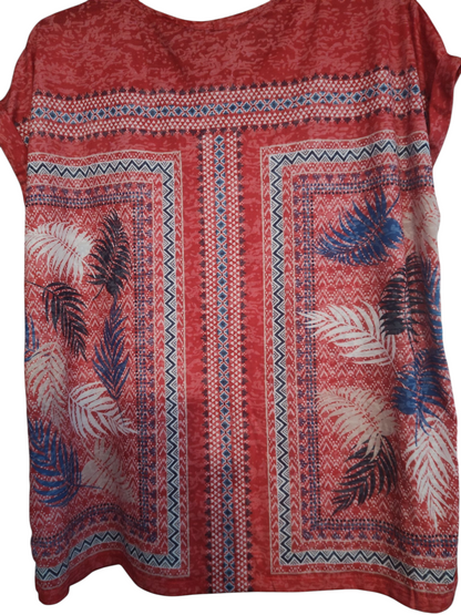 AVENUE Avenue Macie Burnout Rubis Taille Plus