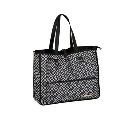 Jenni Chan Women's Broadway Reversible Tote Bag Black Print