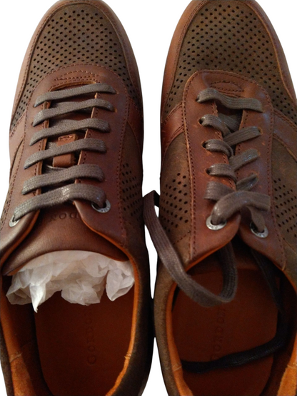 Baskets en daim expresso Gordon Rush Rubin