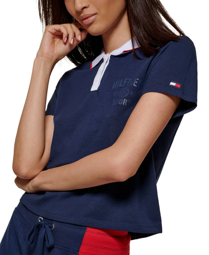 Polo court Tommy Hilfiger pour femme