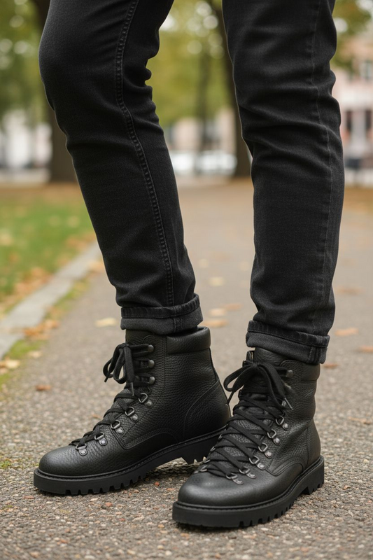 Fracap M128 Commando Sole Scarponcino Boot – Men’s Black (Size 8.5 US)