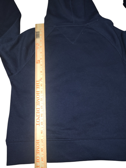 Sweat à capuche court à imprimé drapeau Tommy Jeans pour femme