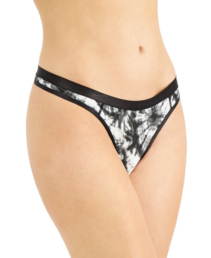 Jenni Womens Solid Thong Panty