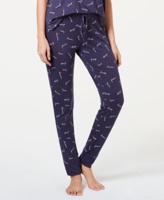 Jenni Core Drawstring Pajama Pants Dream Script