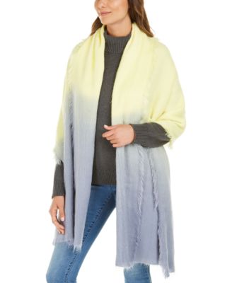 New DKNY Blanket Woven Ombre Shawl Scarf . DY01001