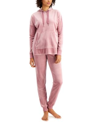 Alfani Velour Hoodie Pants Pajama