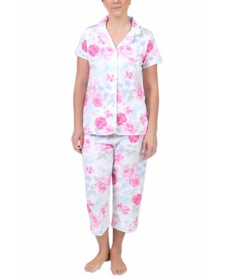 Ensemble pyjama court à imprimé floral Miss Elaine