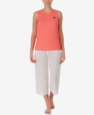 DKNY Tank Top Cropped Pajama Pant Stp