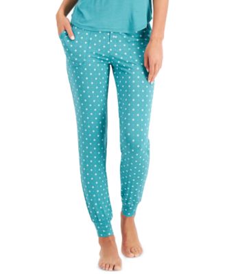 Alfani Printed Knit Jogger Pajamas Pant