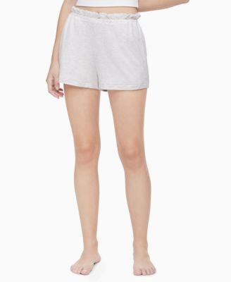 Calvin Klein Pure Lounge Sleep Shorts Snow Heather