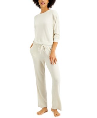 Alfani Ribbed Pajama Set