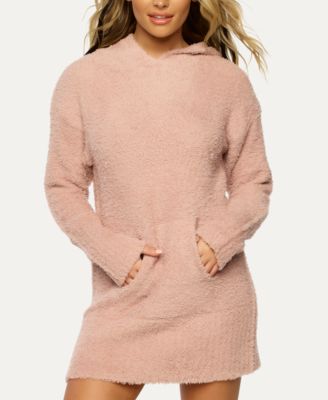 Felina Denali Cozy Knit Hooded Tunic Tan