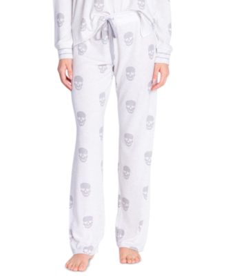 Insomniax Printed Open-Leg Pajama Pants