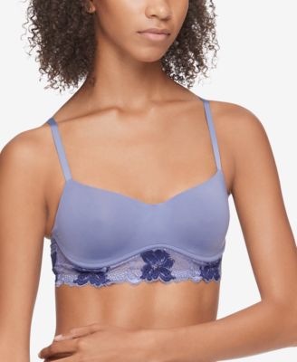 Calvin Klein Womens Perfectly Fit Flex Pop Bleached Bra